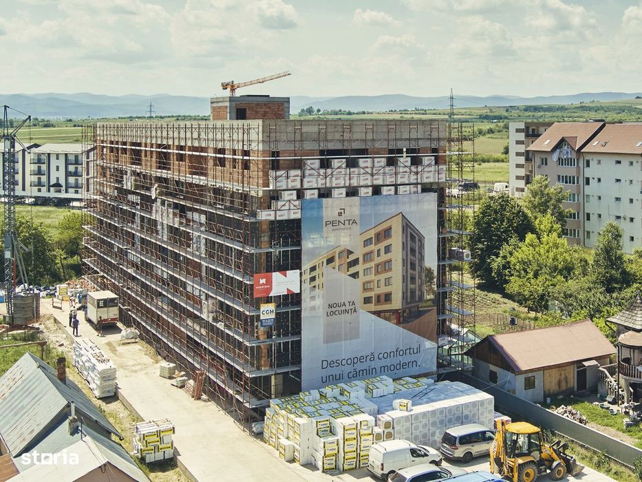 Apartament 2, 3 camere NOU | Penta Smart Estate Finisat complet Balcon