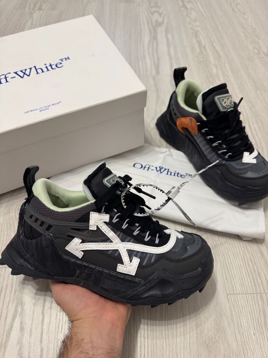 Adidasi OFF WHITE, Odsy 1000 SNEAKERS Premium din Piele Full Box Black