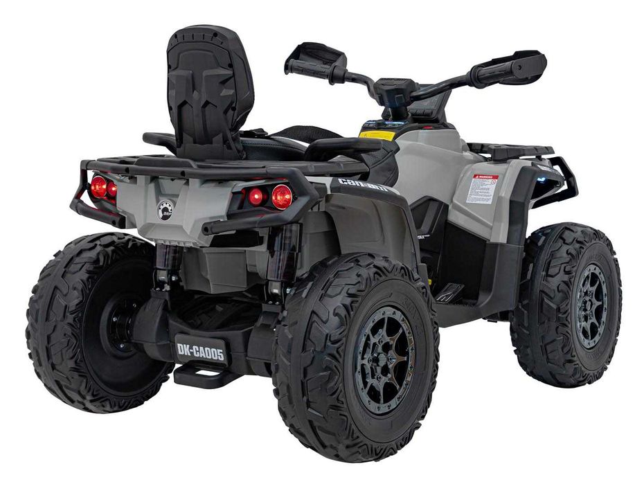 ATV electric pt copii Autokids Can-AM OUTLANDER 24V 4x4 800W (005) Gri