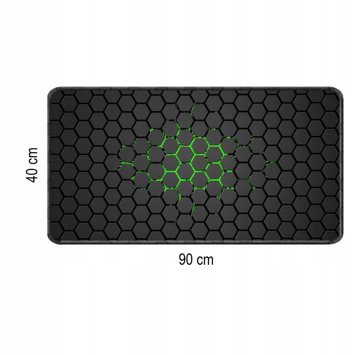 Mousepad gaming XXL 90x40 cm suprafata premium antiderapanta honeycomb