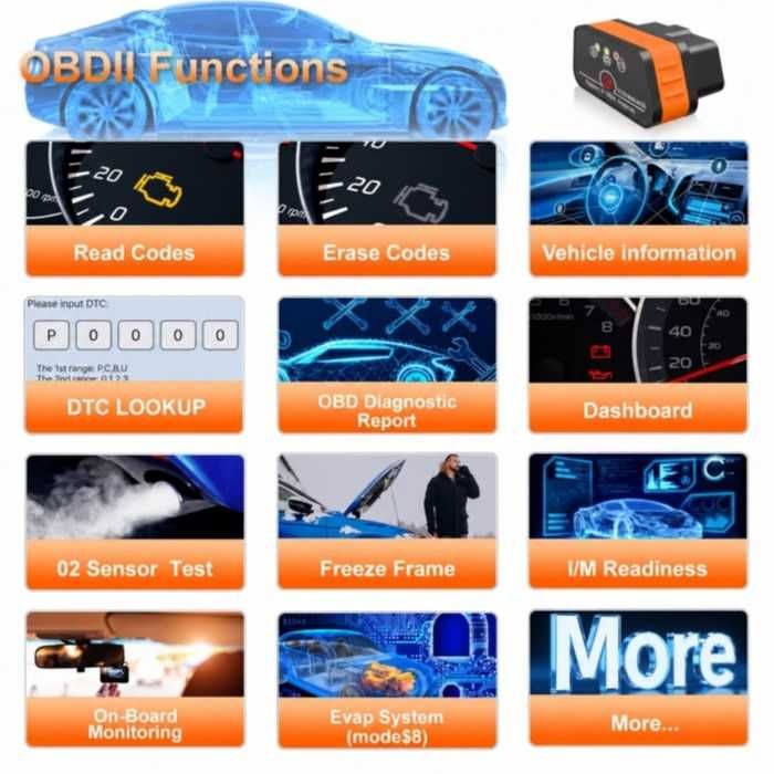 Автодиагностика OBD2 Automat-Скенер iCar 3, Bluetooth 5.2