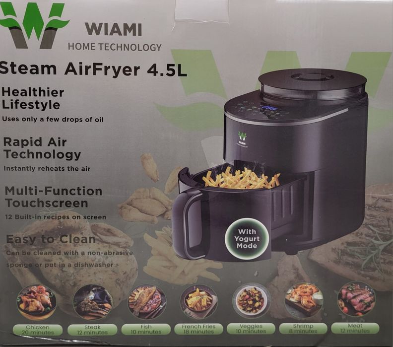 AirFryer 4,5l negru nou