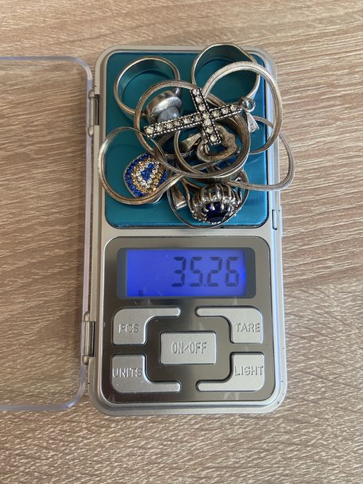 Сребърни бижута, проба 925.