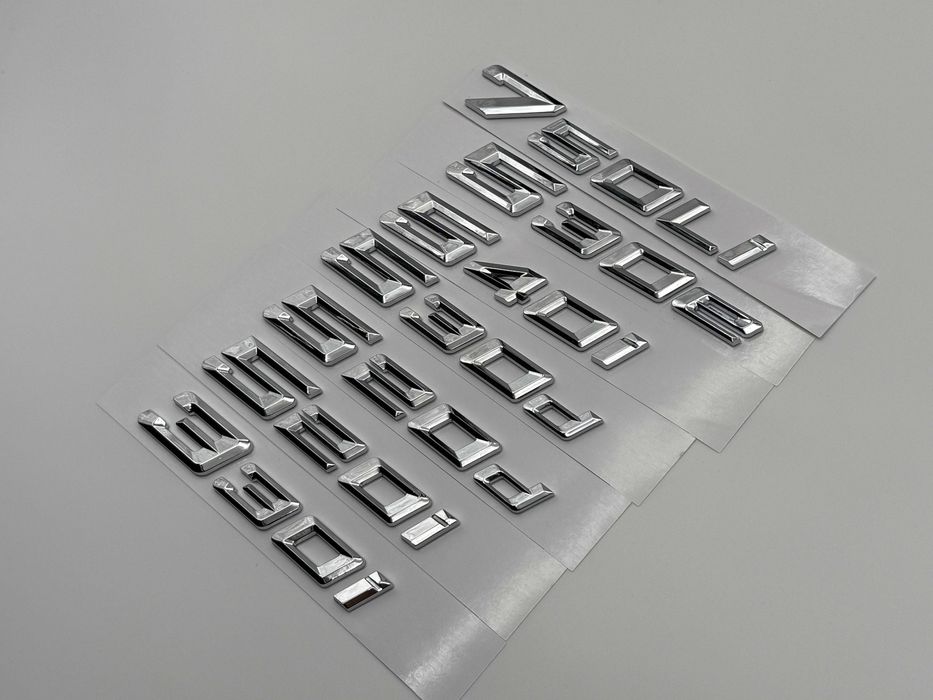 Embleme BMW MOTORIZARE seria 3 seria 5 seria 7 nou crom