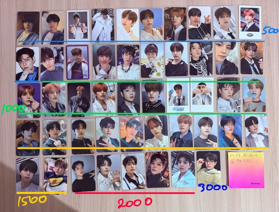 Карты Сынмина из Stray Kids