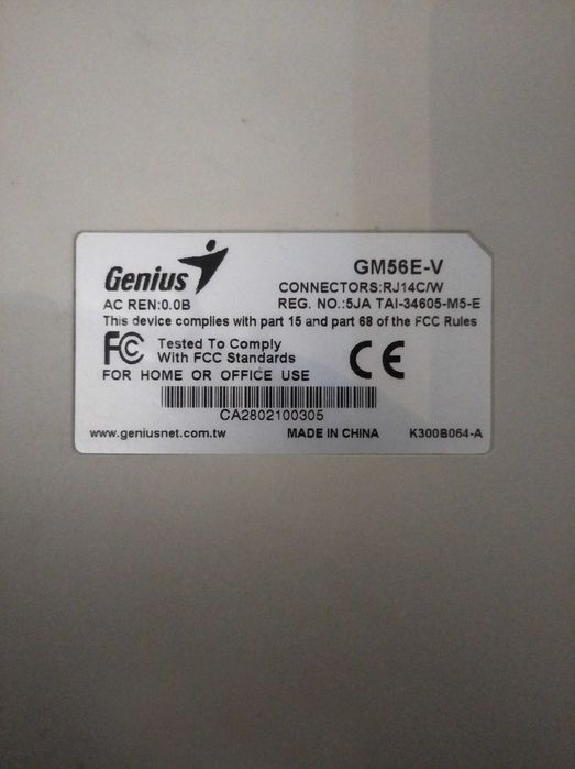Modem Genius GM56E-V.