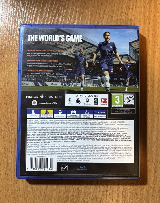 Диск Fifa 23 на ps4
