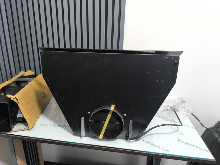 Hotă de Bucătărie Hoover - Panou Sticlă Negru - Wi-Fi/Aplicație Mobilă