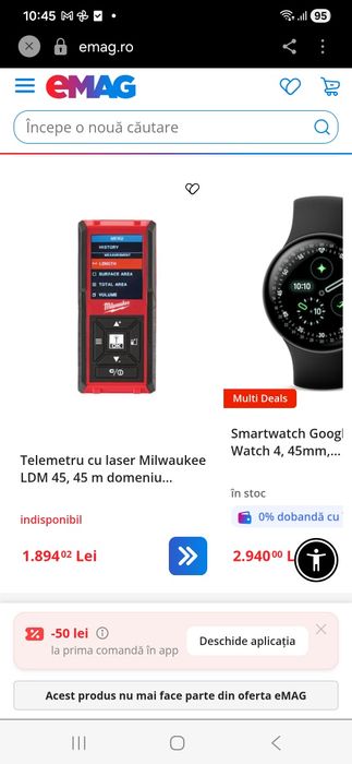 Telemetru laser LDM45