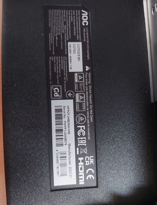 Monitor calculator gameing AOC