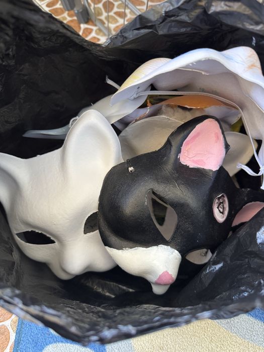 Кошачьи маски (разные)