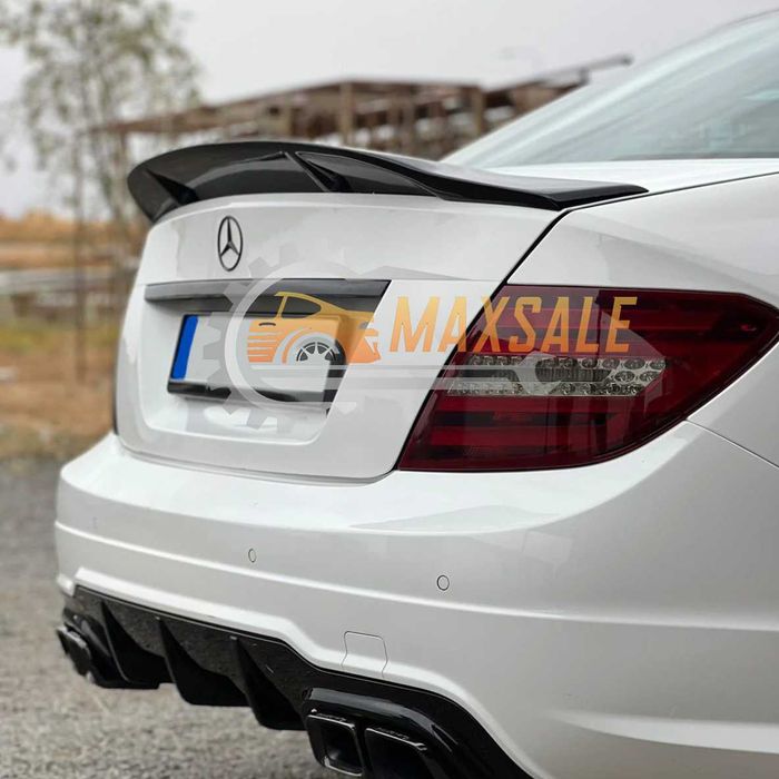 Mercedes-Benz C-class лип спойлер багажник мерцедес w204 в204 R Style