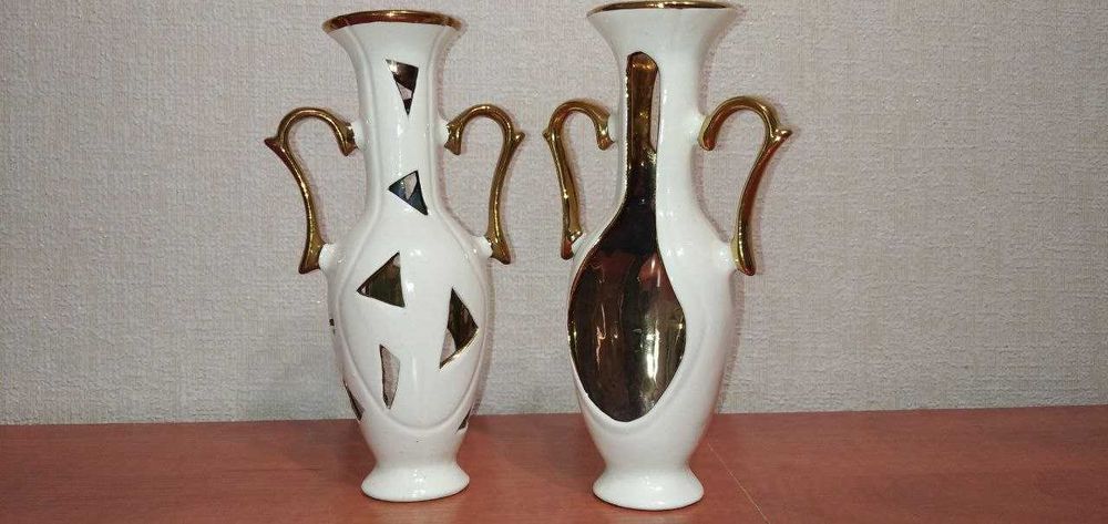 Керамические подсвечники | Подставки под свечи керамика - высота 21 см