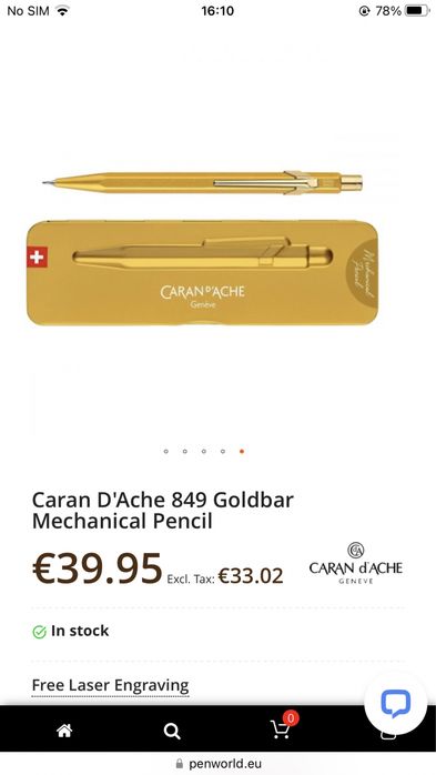 Gran D’Ache Goldbar