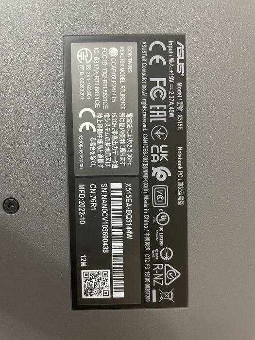 Продам ноутбук asus