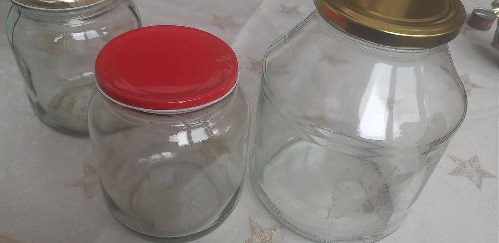 Нов кристал,стъклени буркани, картонени кутийки