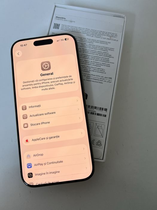 Iphone 16 pro 256gb natural titanium