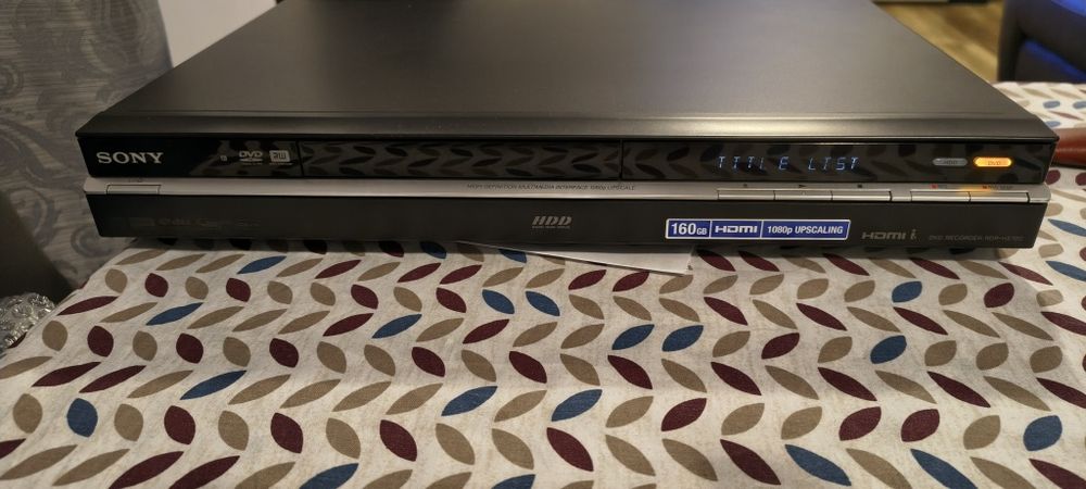 DVD  recorder  SONY HX780 160 GB