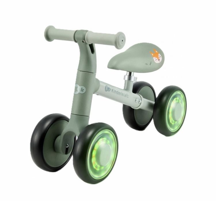 Колело за баланс KinderKraft - Cutie Flash, зелено