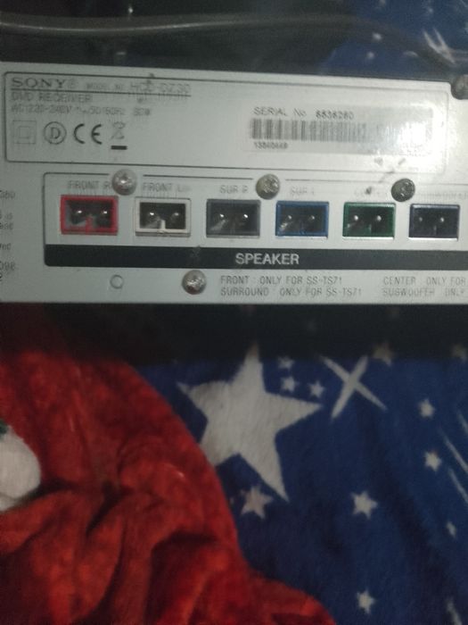 Vând dvd home theatre sistem SONY amplituner