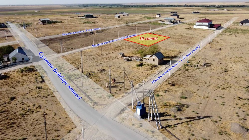 Шубарсу е/м, Машиностроитель-1 (5-ші көше) уч №1173 - 10 соток