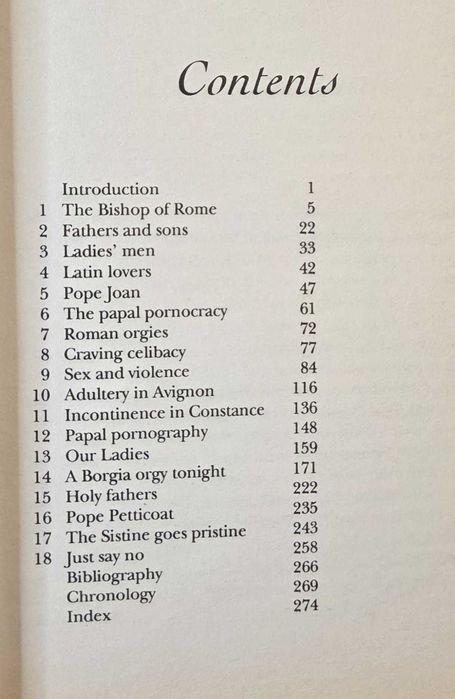 Sex Lives of the Popes