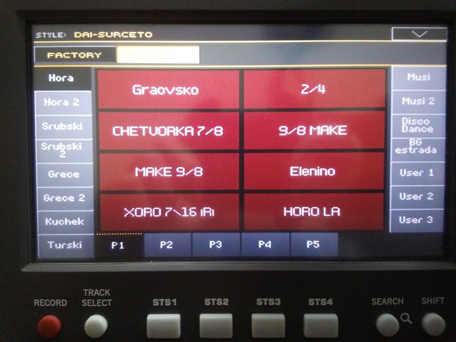 Сборен сет информация за KORG Pа 600, Pа 900