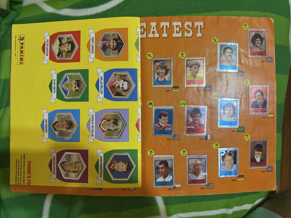Album Panini Supersport 1987 complet 100%