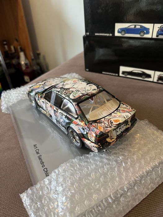 Macheta Minichamps 1:18 BMW M3 GTR e36 Art Car Sandro Chia