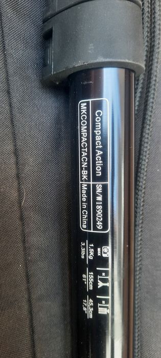 Статив Manfrotto  Mk  Compacton  за Фотоапарат Камера 1.5метра Висок