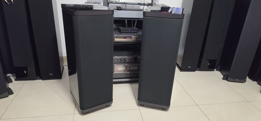 Boxe de podea olandeze Audiolab cu difuzoare VIFA