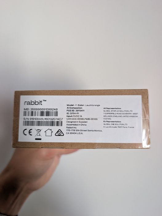 AI компаньон Rabbit R1