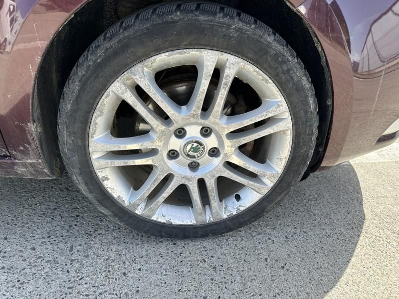 Jante aliaj R18 anvelope michelin iarna Skoda Superb 2 facelift