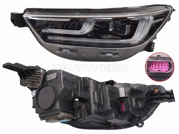 Фара левая LED Chery Tiggo 8 pro
