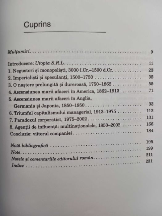 Adrian Wooldridge John Micklethwait Compania Scurtă istorie a unei ide