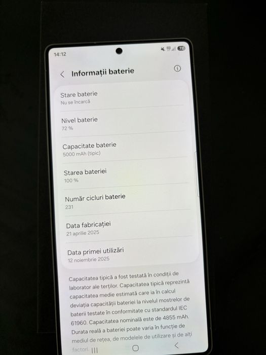 S25 ultra 512G alb ca nou