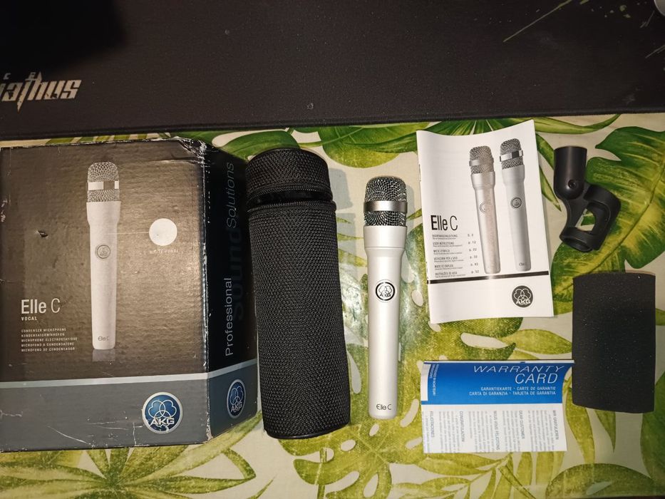 Раритетный AKG Elle C микрофон конденсаторный винтажный