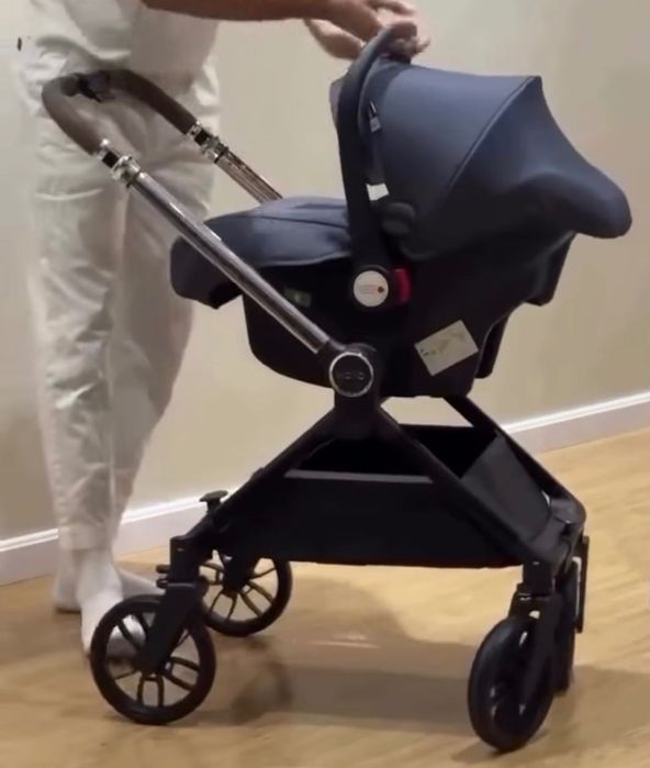 Коляска Kidilo 3в1, цвет синий