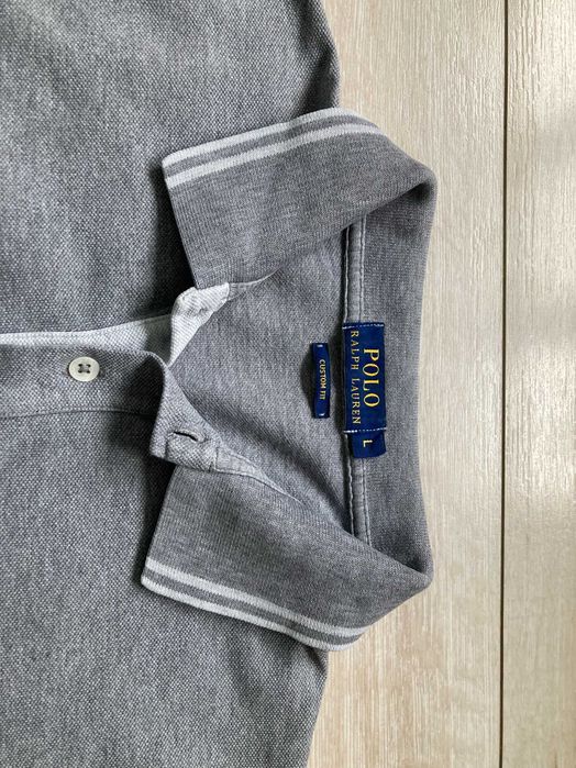 POLO By Ralph Lauren CUSTOM FIT t shirt мъжка поло тениска размер L