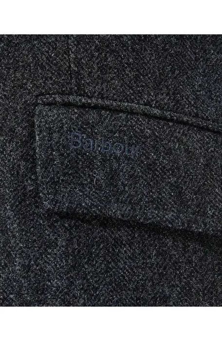 Barbour, Palton de lână Harrow, Gri cărbune, M