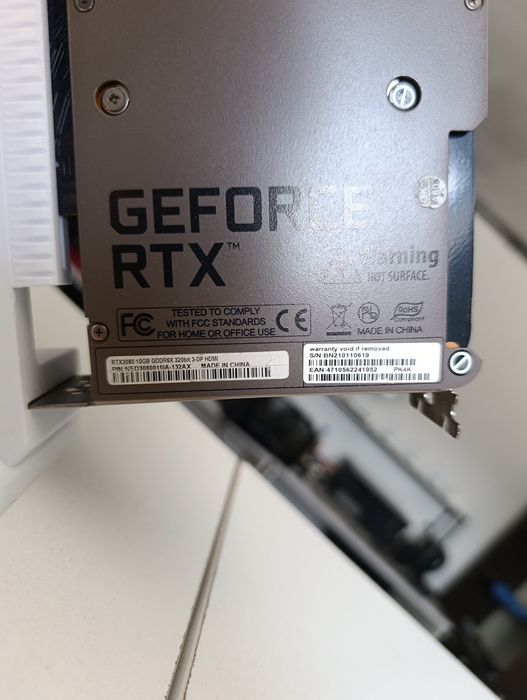 Видеокарта Palit Gaming Pro RTX 3080 10GB, в идеале!