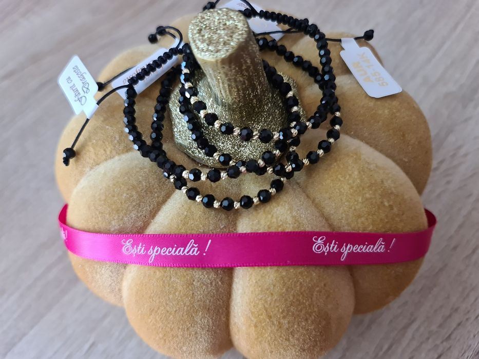 Realizez bratari cu bile de aur 14K si pietre semipretioase