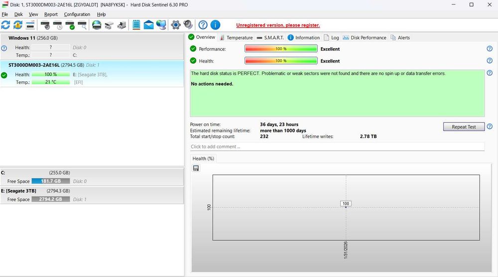HDD Extern Seagate Expansion 3TB + HDD SkyHawk Surveillance 4TB