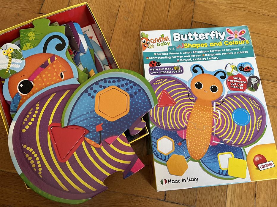 2 игри: Дървена игра 2в1 и Пъзел