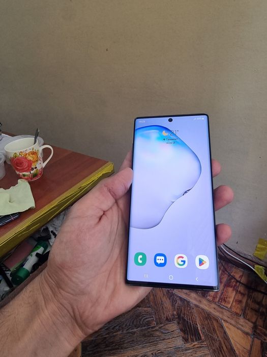 Samsung note 10+ 5G 12/512gb ideal ochilmagan usta kurmagan aybi yuq t