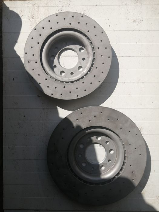 Discuri frana perforate fata-spate (turbina, elemente caroserie) Alfa