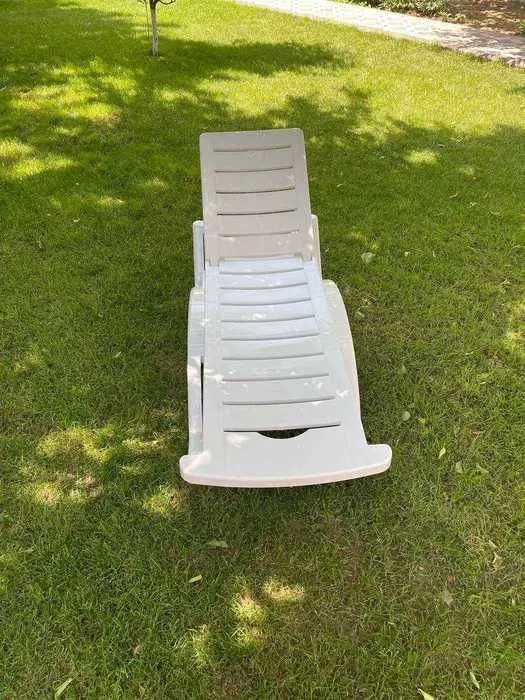 Лежак Шезлонги для бассейнов, пластиковые, Турция, Цвет - Белый, Лежак