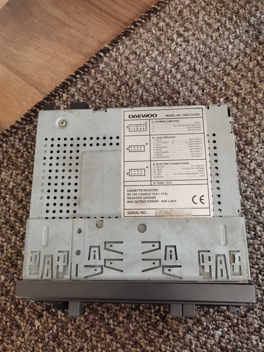 Авто касетофон /cassette receiver 12v  DAEWOO.