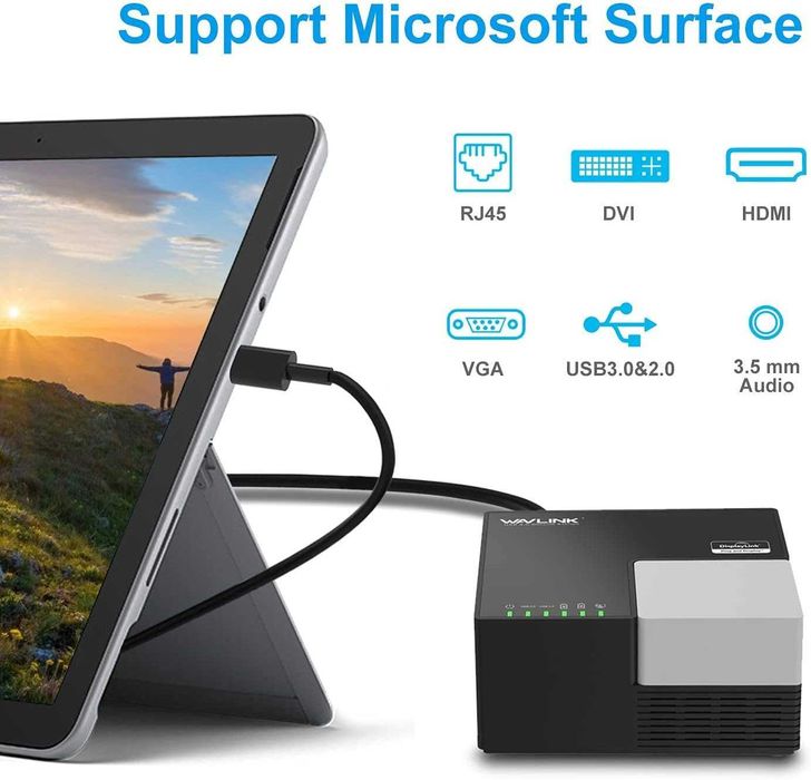 WL-UG39DK3 USB 3.0 Stație de andocare universală Wavlink Sigilat !