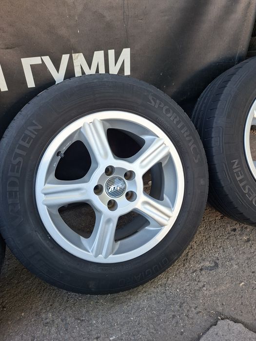 15" 5X100mm Немски Алуминиеви джанти с гуми 195/65/15
